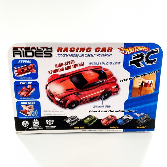 Hot Wheels RC Stealth Rides Z9 Racing Car Red Brand New Factory Sealed - Picture 5 of 10